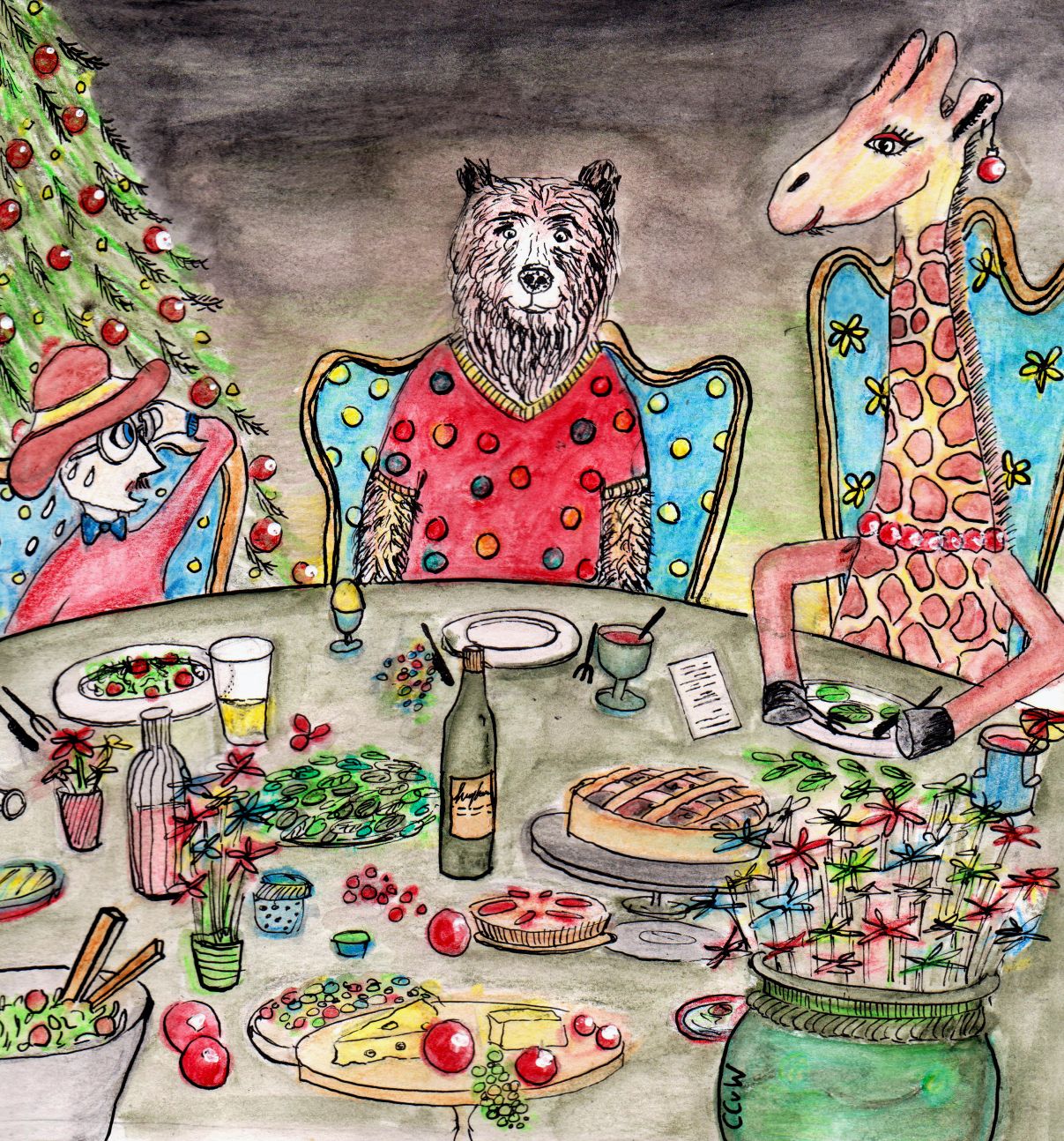 Christmas card Special Guests